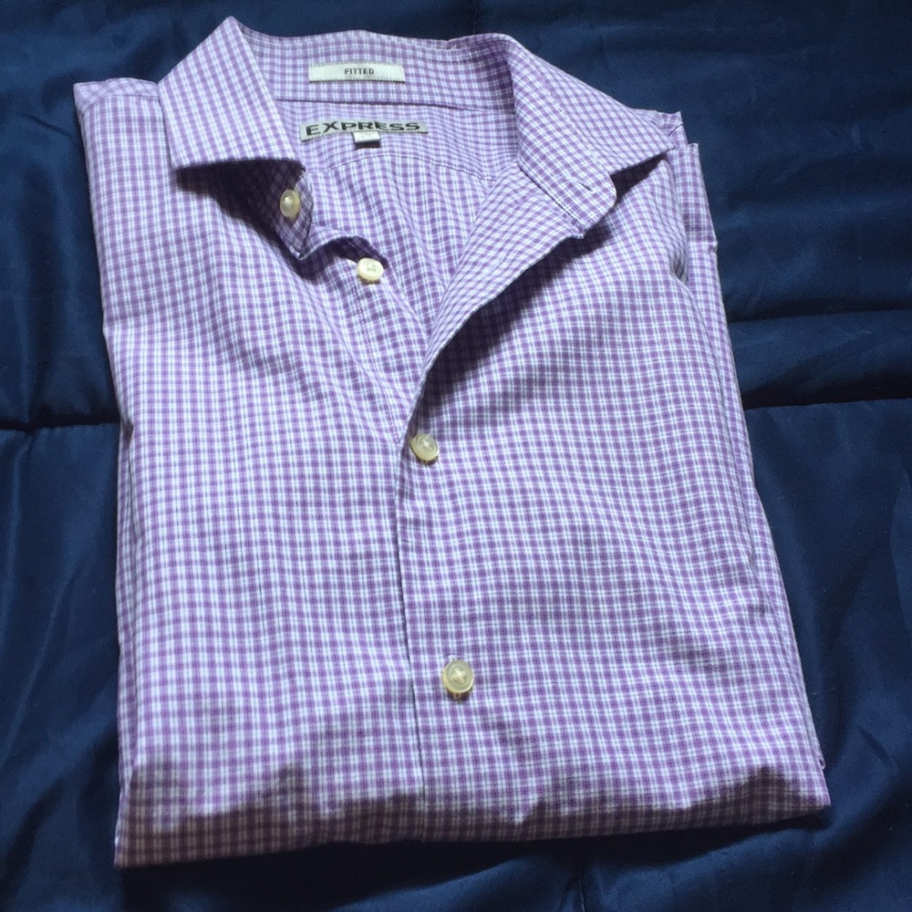 Express plaid button up